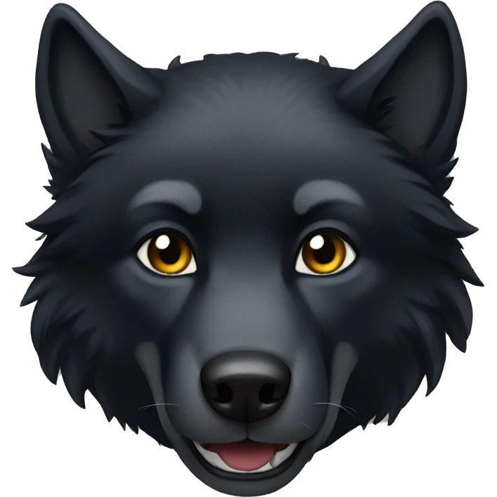black Wolf emoji