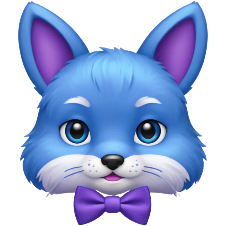 Bonnie(blue) from the Five Nights At Freddy's movie emoji