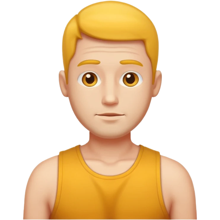 Armless man emoji