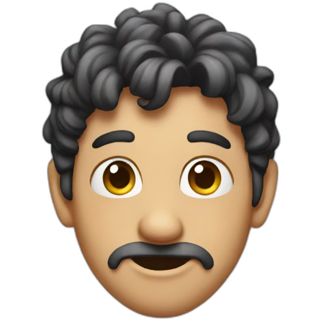 Unfunny face emoji
