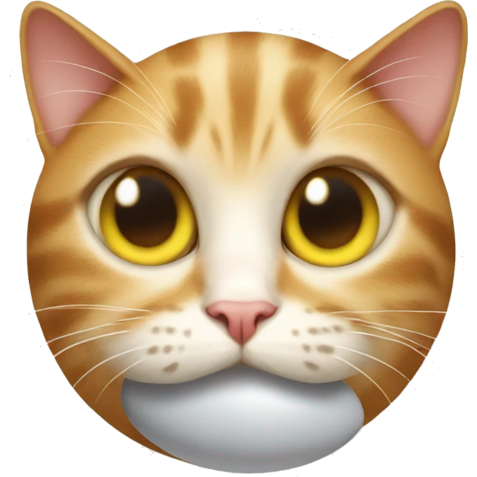 cat with egg emoji