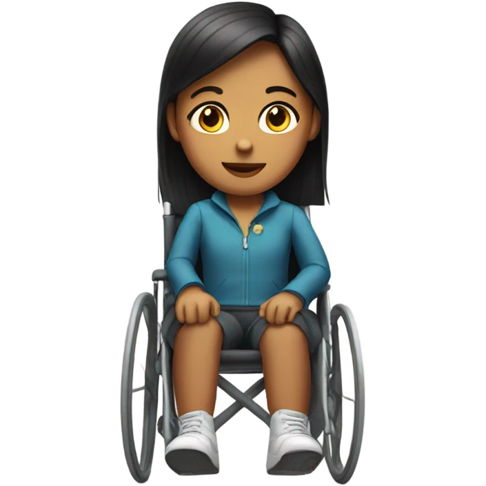 Girl in wheelchair emoji