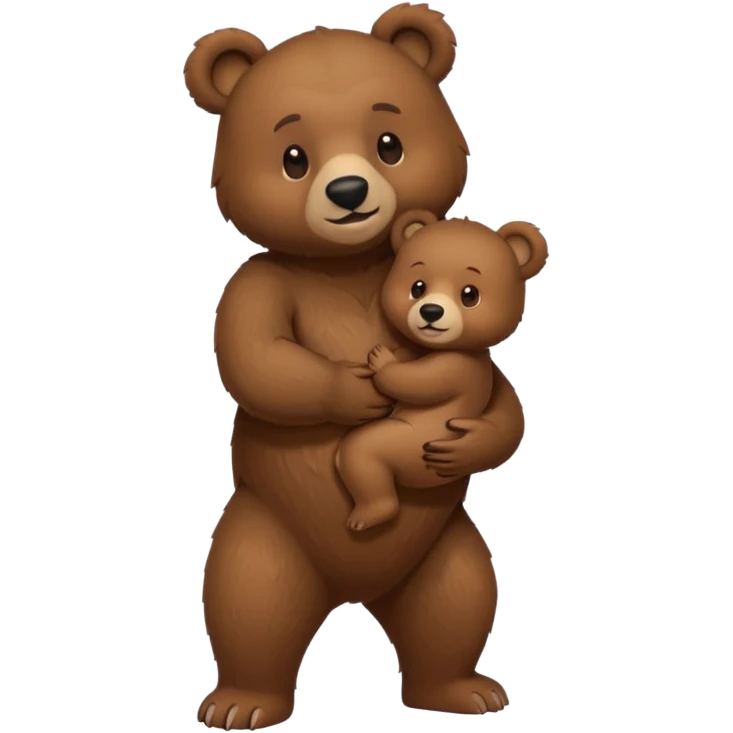 Mama bear papa bear baby bear emoji