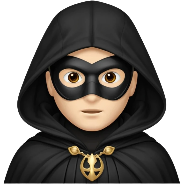 Masked man emoji