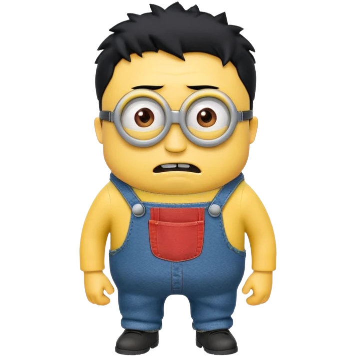 A engry minion emoji