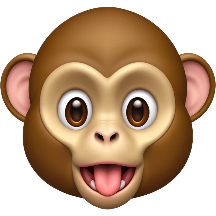 monkey with tongue out  emoji