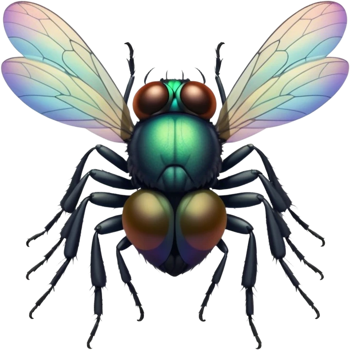 A really big house fly emoji