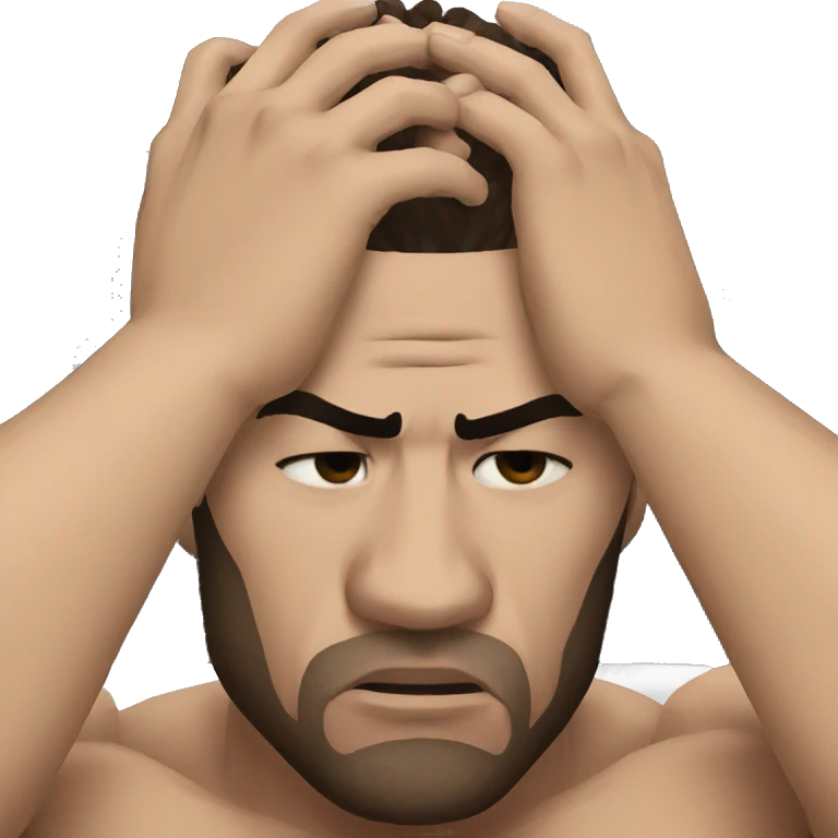 mma fighter facepalm emoji