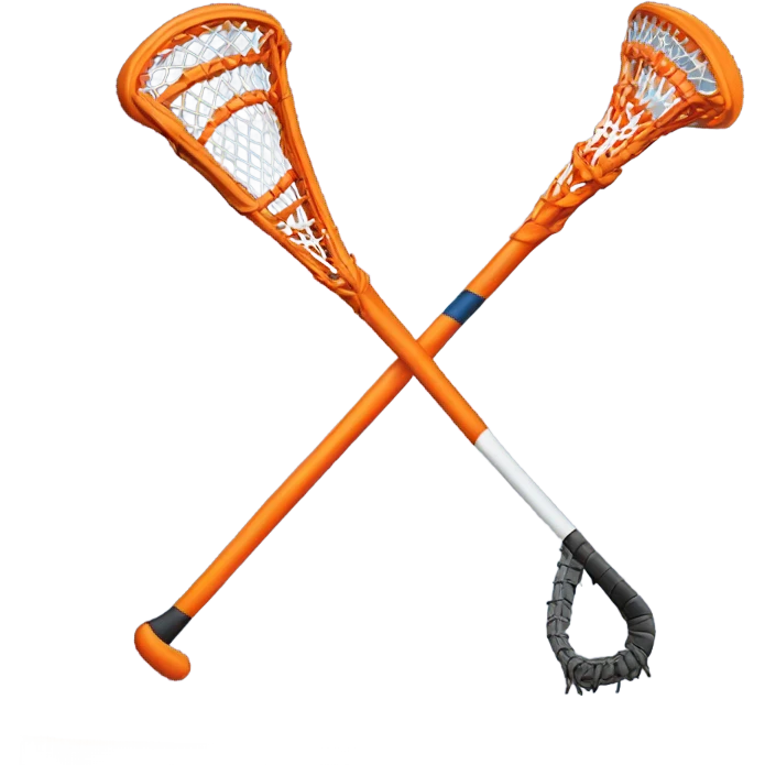 Lacrosse stick and a basketball  emoji