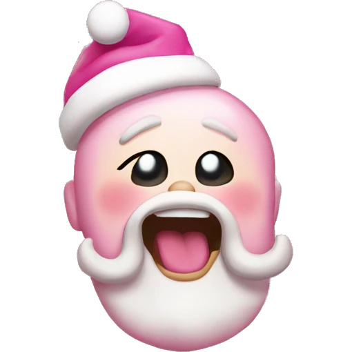 Pinkes weihnachten emoji