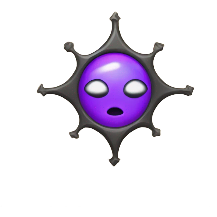 spell book that's purple with eye in the middle emoji