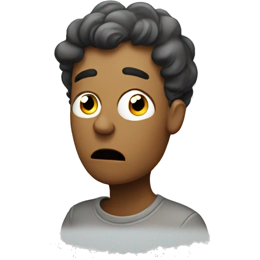 Confused with thought bubble emoji