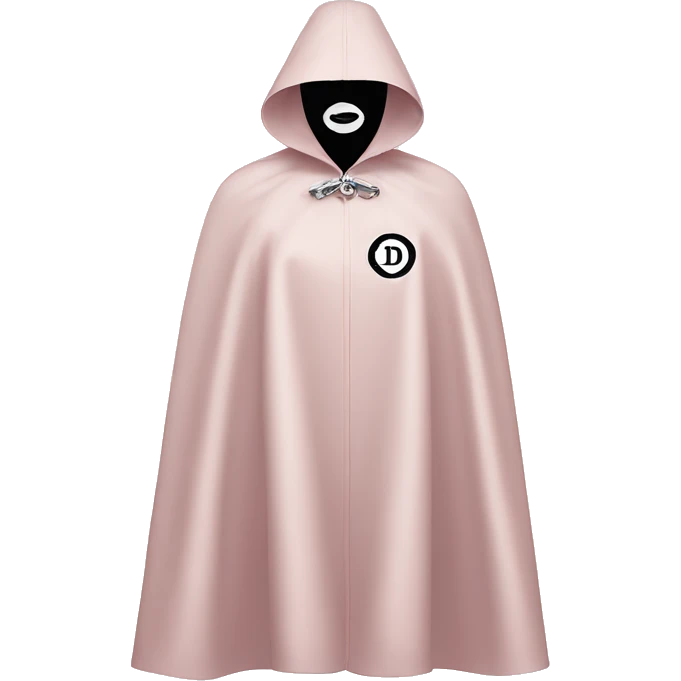 Dior logo on a cape emoji
