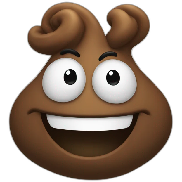 happy poo emoji