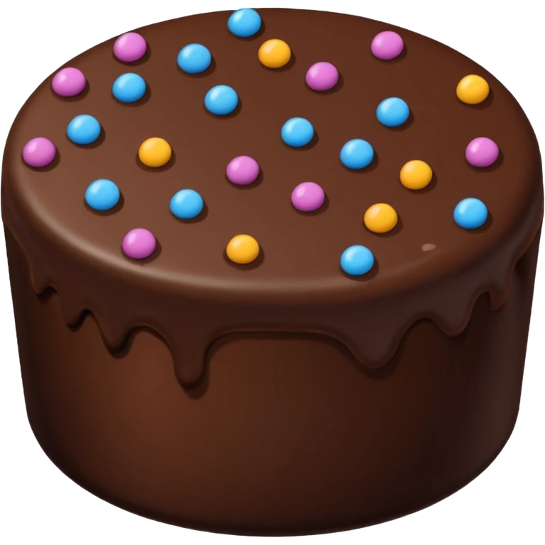 Chocolate sprinkles  emoji