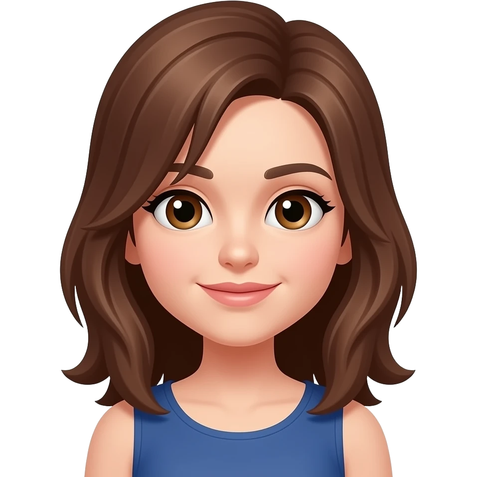 gameuse, femme, brun, cheveux mi-long emoji