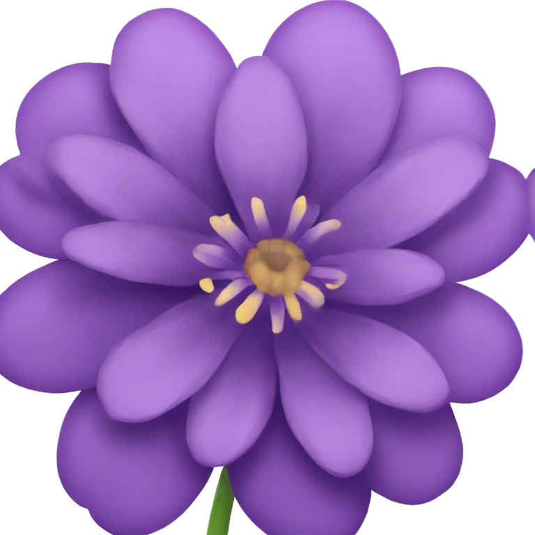 purple flower emoji