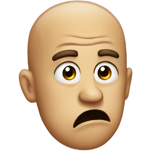 Disgusted emoji