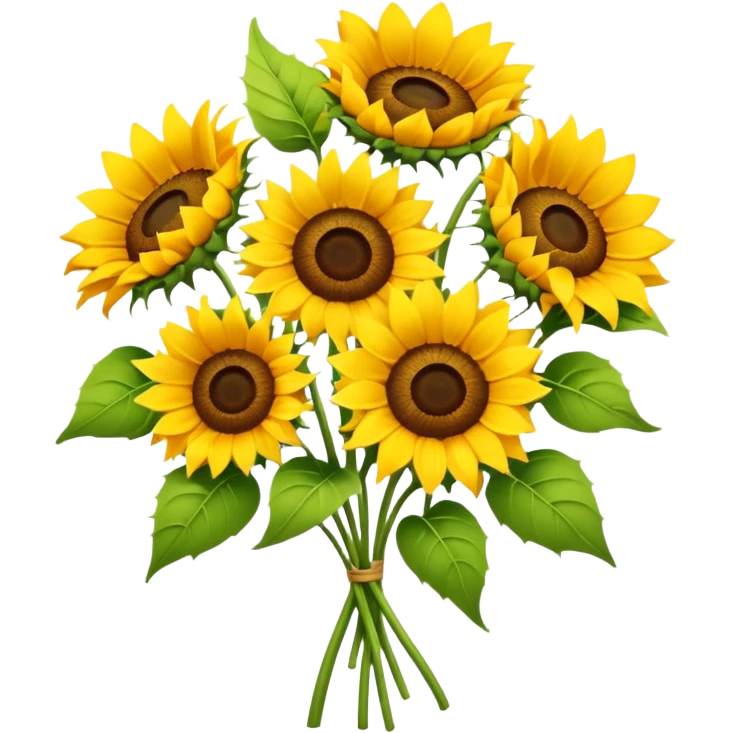 A bouquet of Sunflowers emoji