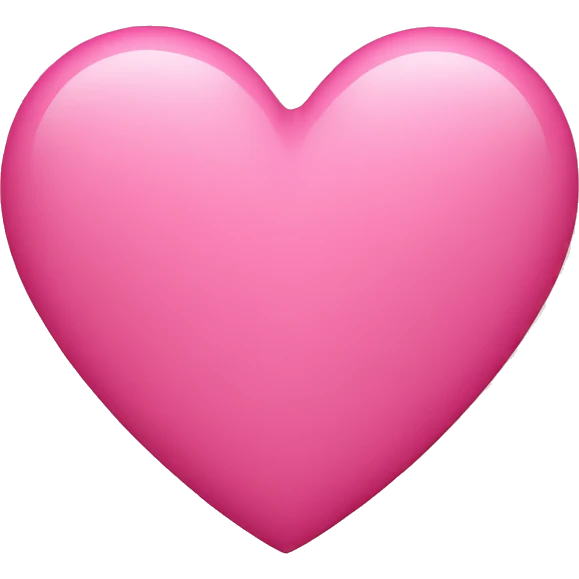 Pink heart  emoji