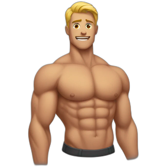 Muscle chest emoji