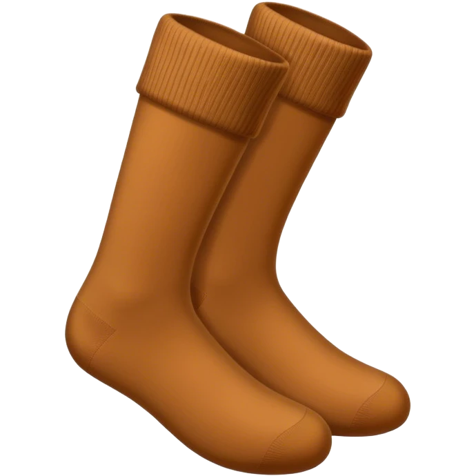 Brown socks emoji