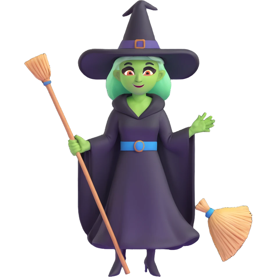 wicked witch emoji