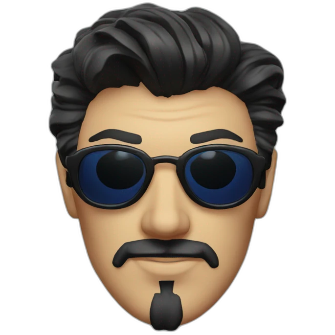 Dr strange with black cool sunglasses emoji