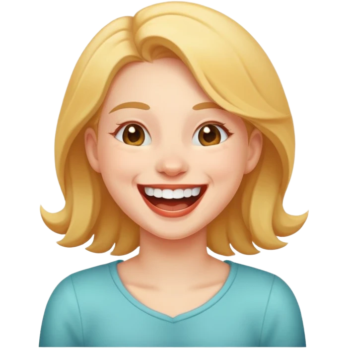 girl laughing  emoji