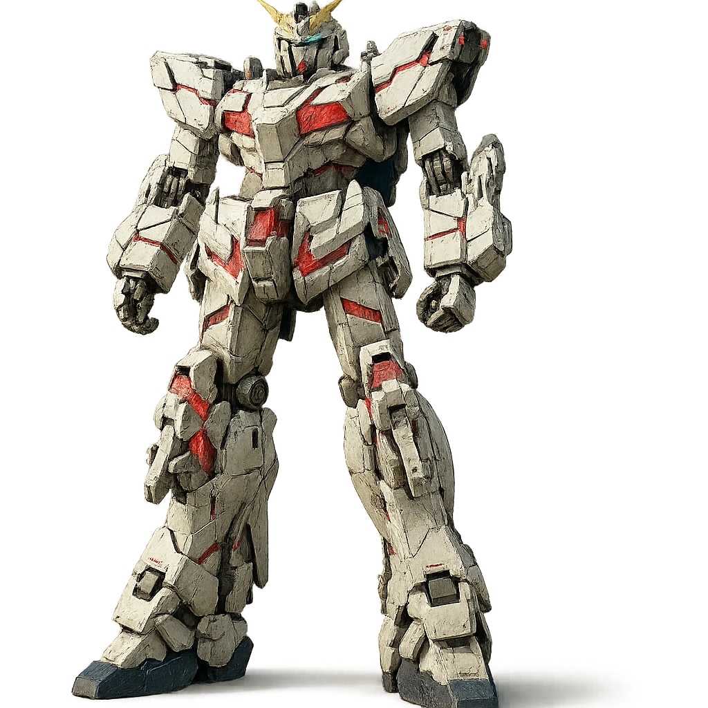 Full-height Gundam RX-0 Unicorn emoji