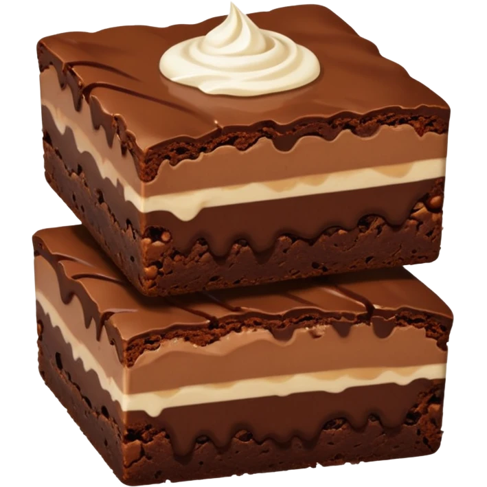 brownie chocolate con leche y avellana emoji