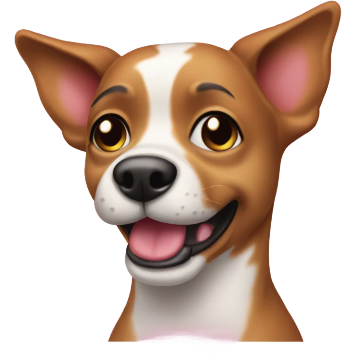 Coquette dog emoji