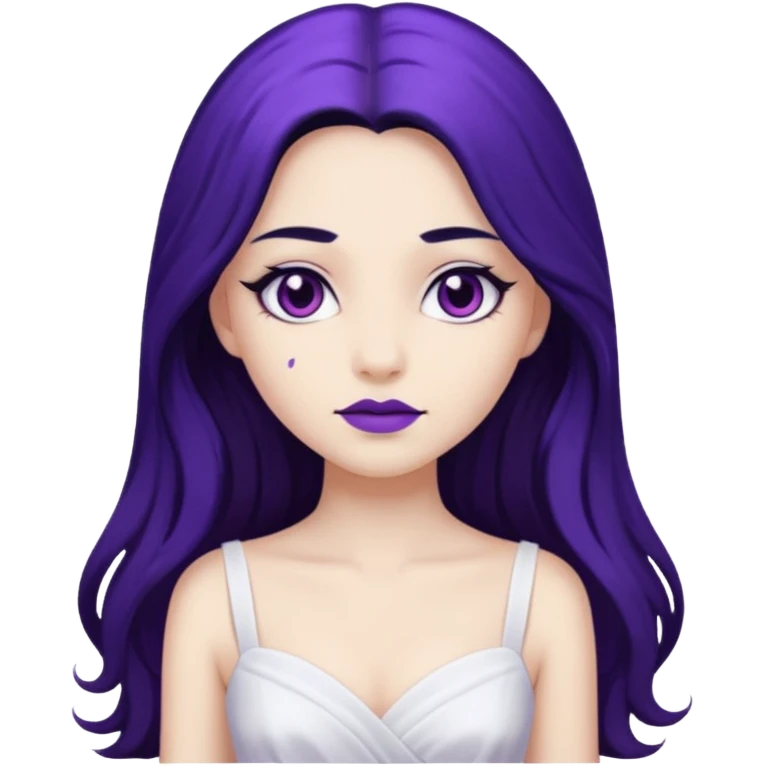 Purple girl emoji