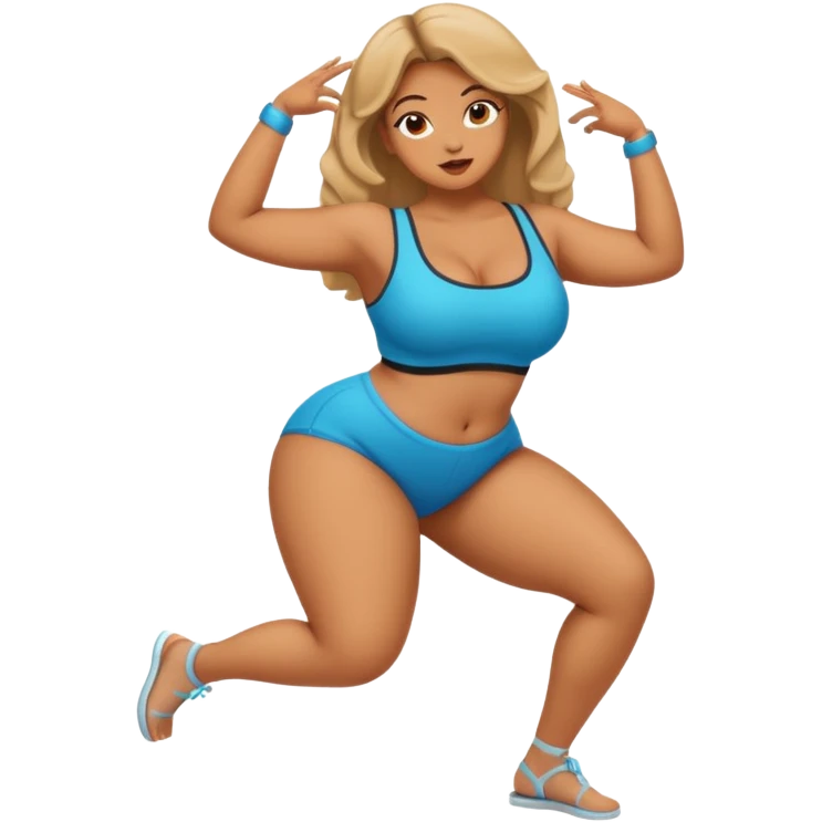 Big ass girl twerking emoji