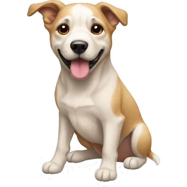 Perro gracioso emoji