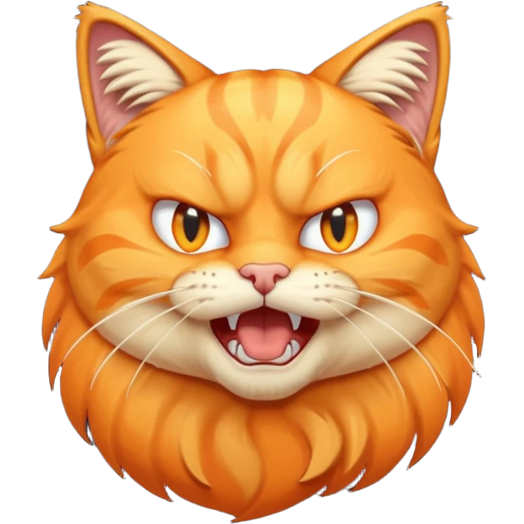 angry cat emoji