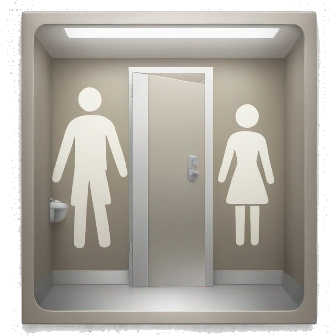 public restroom emoji