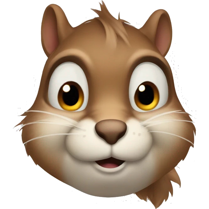 Annoyed squirrel  emoji