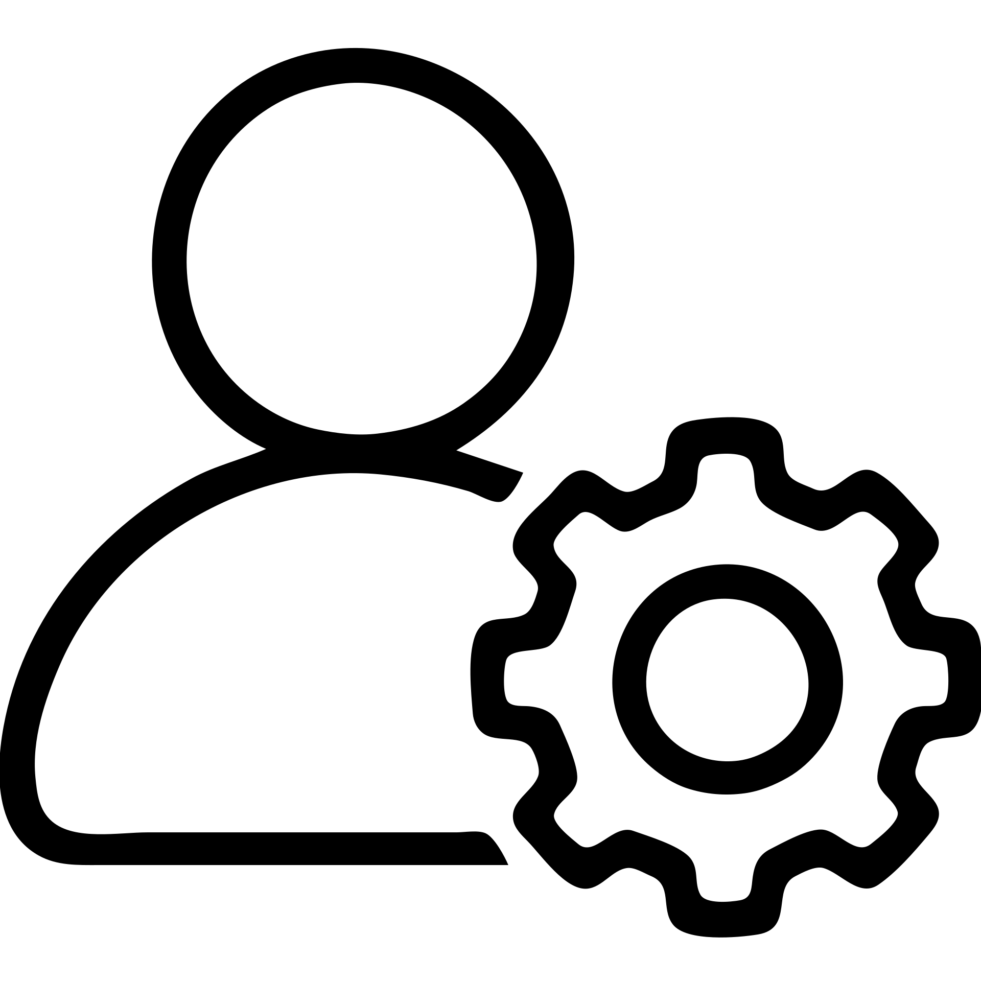 user management icon with single user, outlined, 24 by 24 px, 1 px stroke emoji
