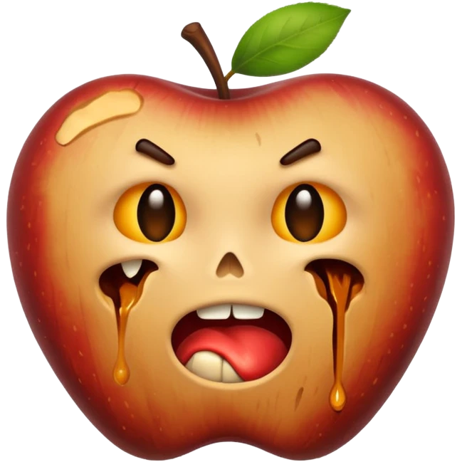 Rotten Apple emoji