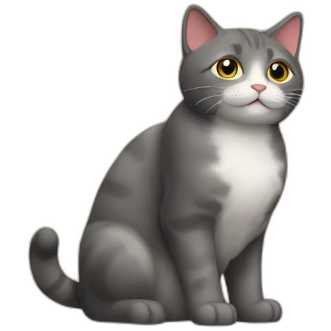 Eine Katze hinter ist ein Regenbogen  emoji