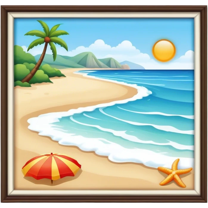 Beach  emoji