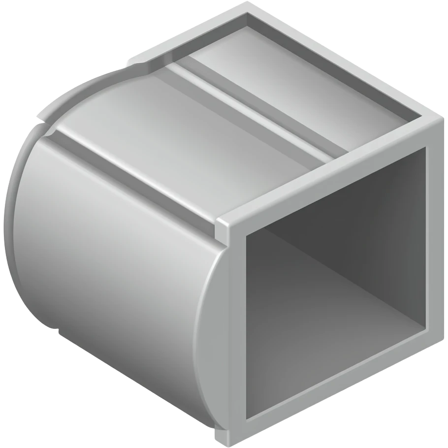 3D ios styled emoji of a gutter emoji