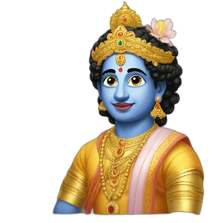 supreme krishna emoji