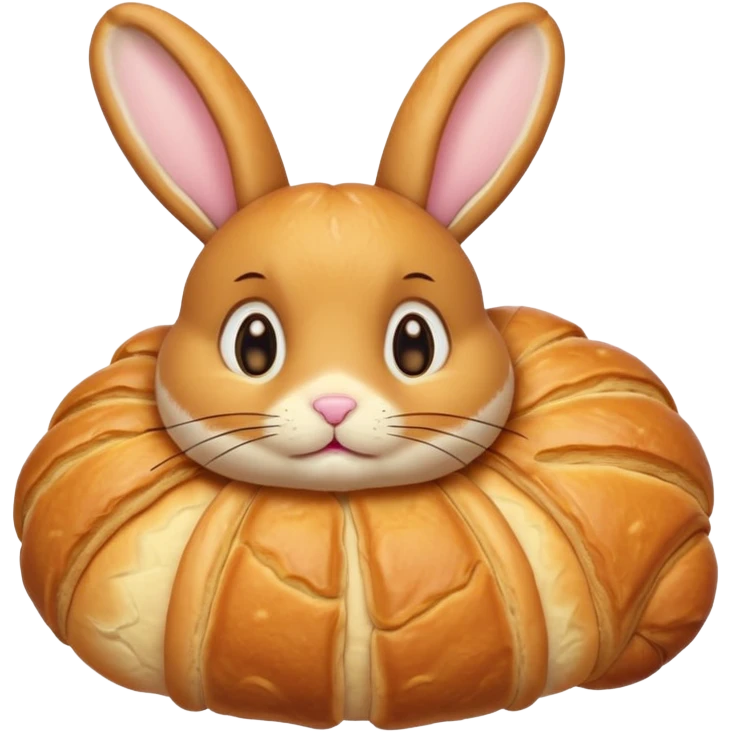 bunny croissant emoji