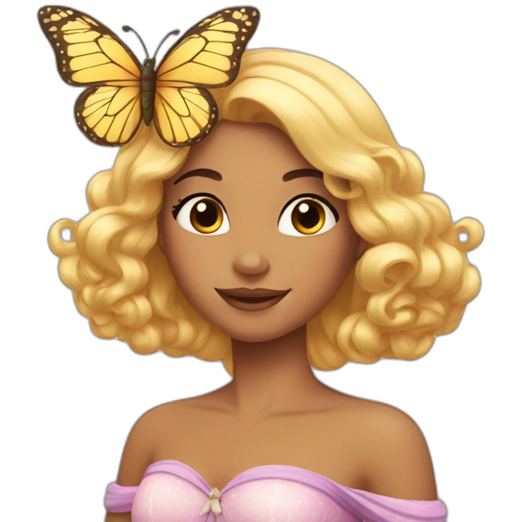 butterfly princess emoji