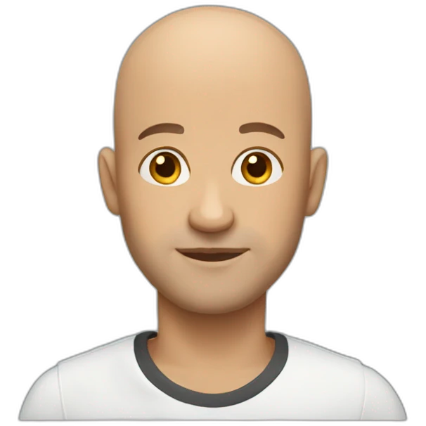 bald man emoji