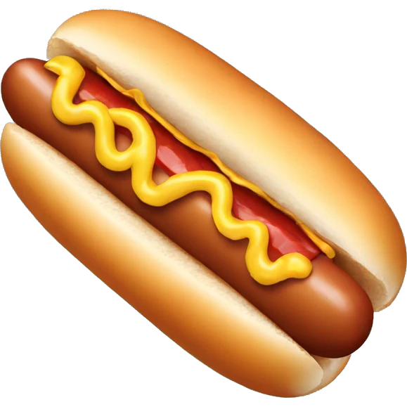 hot dog emoji