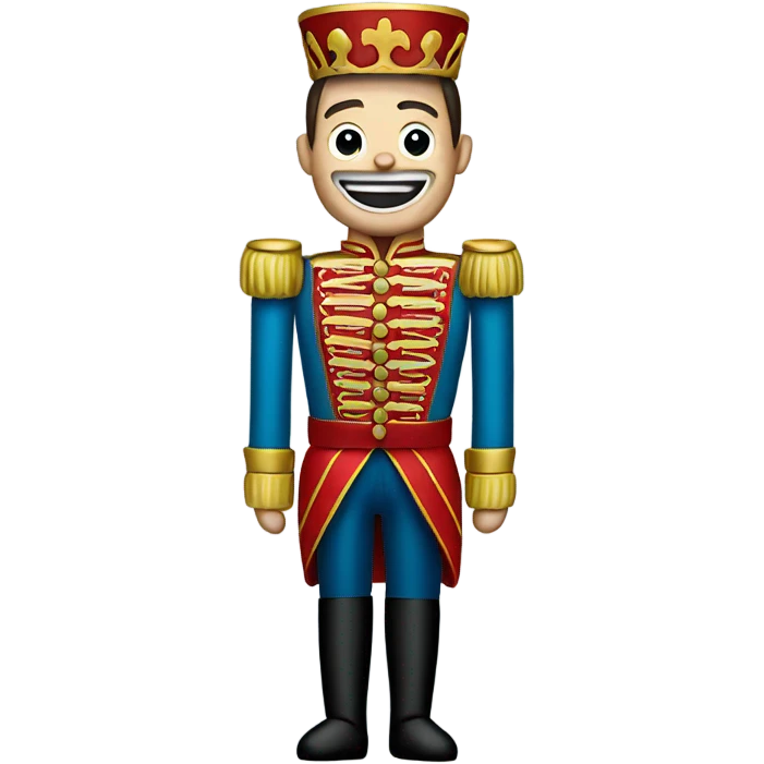 nutcracker, male with torso and teeth emoji