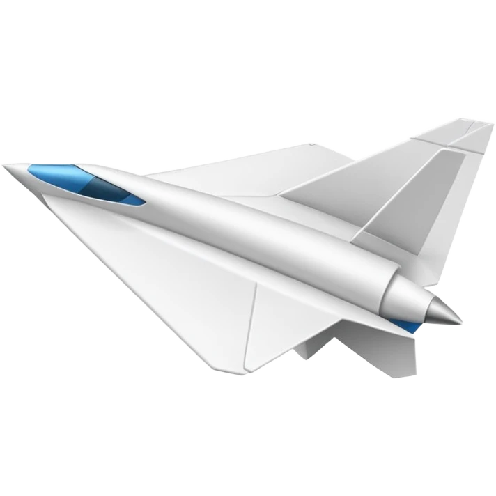 Folded paper plane emoji